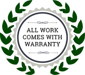 All Work Warranty Badge
